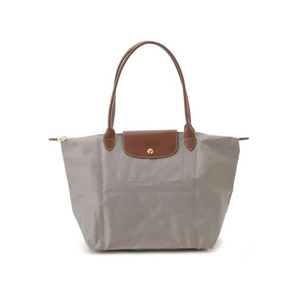 【新品】LONGCHAMP 3wa y ショルダー付きバック　グレー ロンシャン LONGCHAMP ハンドバッグ ショルダーバッグ プリ