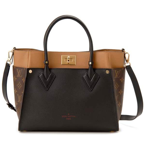 美品 オンマイサイド MM ノワール M53823 LOUIS VUITTON（ルイ・ヴィトン） バッグ オンマイサイド MM M53823
