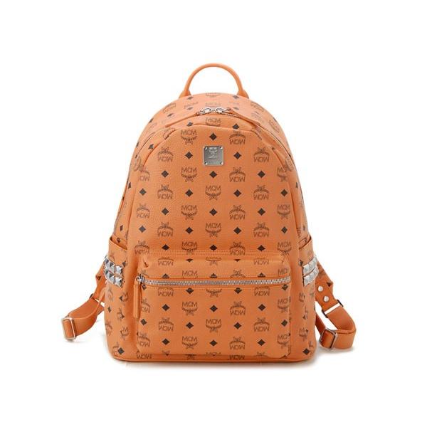 エムシーエム リュック MCM MK 5SVE38 OR001 スタッズ リュックサック