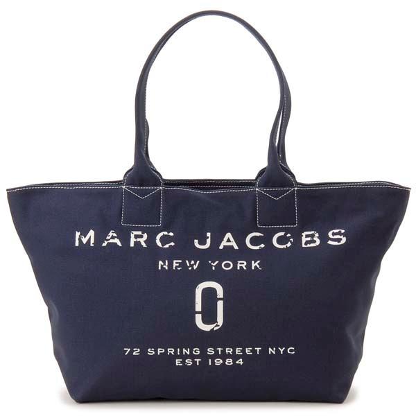 美品MARC JACOBS ネイビー トートバッグ　軽い　ほぼ未使用 MARC JACOBS（マーク・ジェイコブス） トートバッグ レディース
