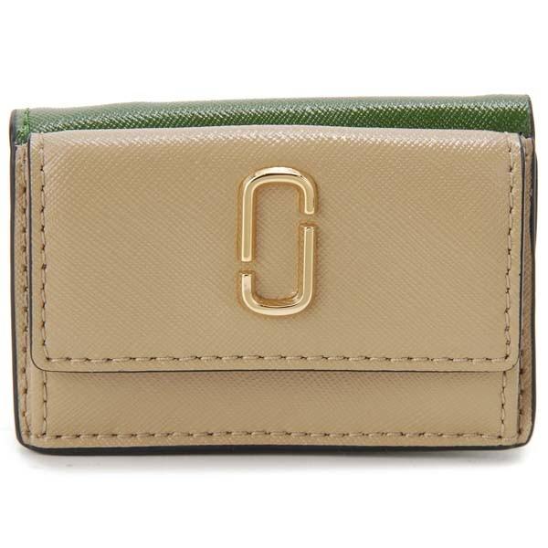 MARC JACOBS マークジェイコブス 三つ折り財布 レディース ベージュ 