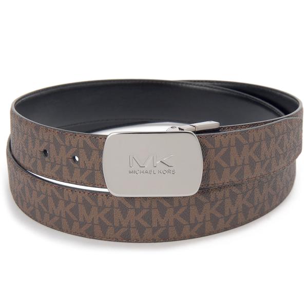 Michael Kors マイケルコース ベルト メンズ 36H9MBLY1V BRBK モノグラム リバーシブル MICHAEL KORS（マイケルコース） ベルト メンズ 36H9MBLY1V BRBK