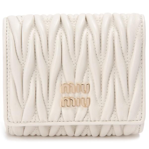 miu miu ドット柄 三つ折り財布 ドット（水玉） MiuMiu(ミュウミュウ) 財布・小物(レディース