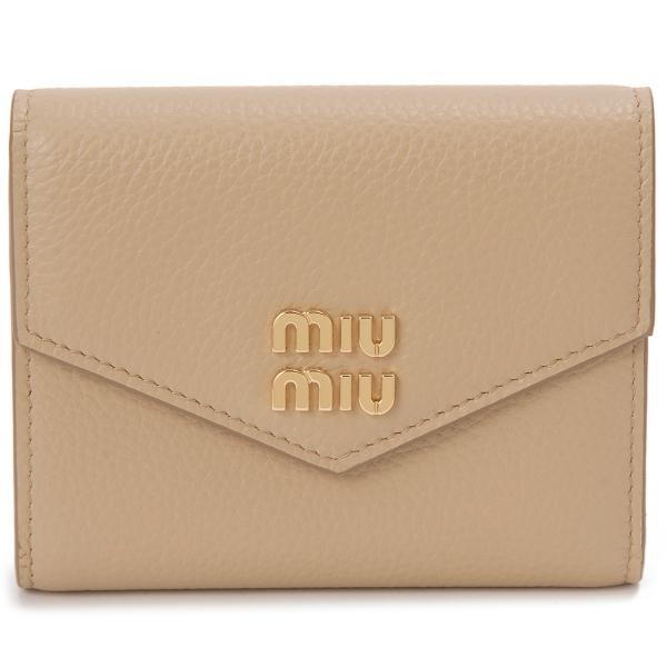 ミュウミュウ MIU MIU 財布 三つ折り レザー ミニウォレット 三つ折り財布 5MH040 2DT7 Amazon | [ミュウミュウ] 財布 三つ折り レザー ミニウォレット 三