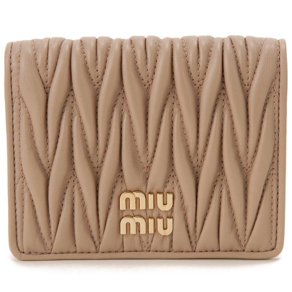 miu miu（ミュウミュウ） 二つ折り財布 レディース 5MV204 2FPP F0770