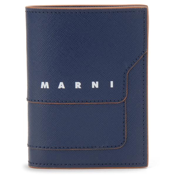 (美品)MARNI二つ折り財布　ネイビーPFMOQ14U26 s-select_mrn-pfmoq14u26-z571m