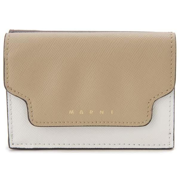 MARNI ベージュ 三つ折り財布 PFMO0105U0_P6533_00W74_F.jpg