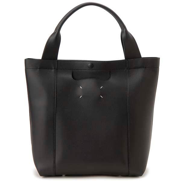 22ss Maison Margiela レザートートバッグ　ポーチ　黒 MM6 Maison Margiela Japanese レザートートバッグ S | ブラック