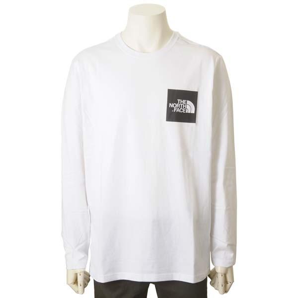 THE NORTH FACE ノースフェイス ロンT メンズ ホワイト 長袖 T