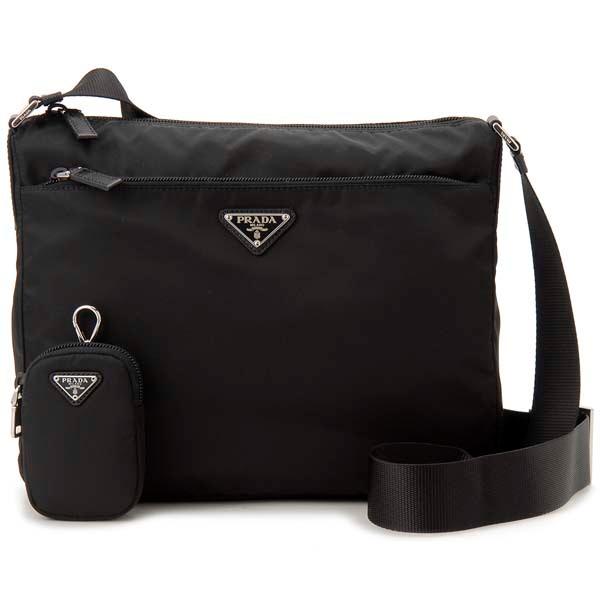PRADA プラダ ショルダーバッグ レディース ブラック 1BC421 PRADA プラダ ショルダーバッグ レディース ブラック 1BC421