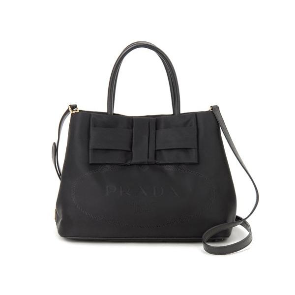 さらに値下げ‼️PRADA ブラック トートバッグ PRADA プラダ トートバッグ 1BG068 UUX F0002 ナイロン 2WAY