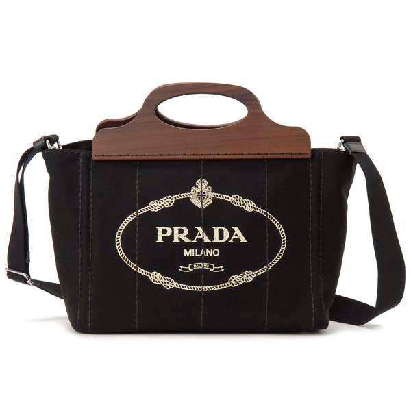 PRADA プラダ トートバッグ レディース ブラック 黒 1BG350 2DLA