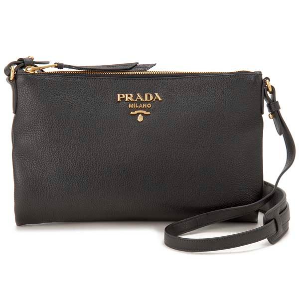 PRADA プラダ ショルダーバッグ レディース ブラック 1BH050