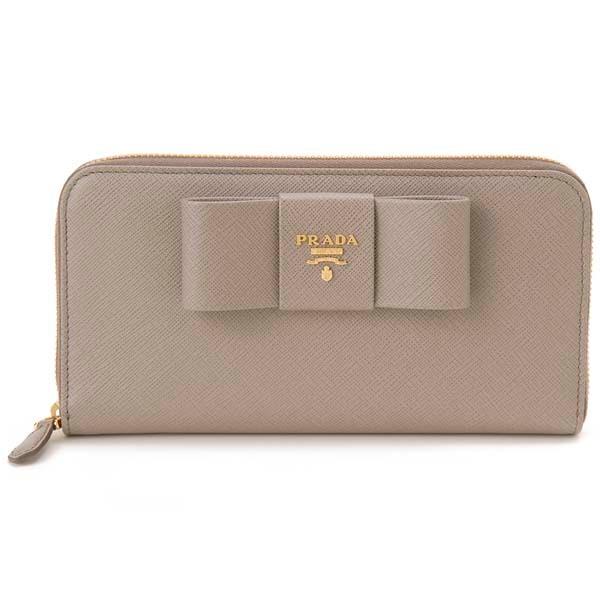 PRADA（プラダ） ラウンドファスナー長財布 レディース アルジッラ