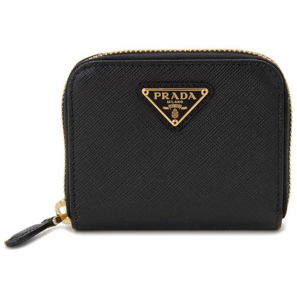PRADA プラダ コインケース 1MM268-QHH-F0002 サフィアーノ ブラック