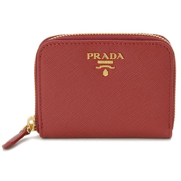 PRADA プラダ コインケース 小銭入れ 1MM268 QWA F068Z SAFFIANO サフィアーノ レッド :PD1MM268