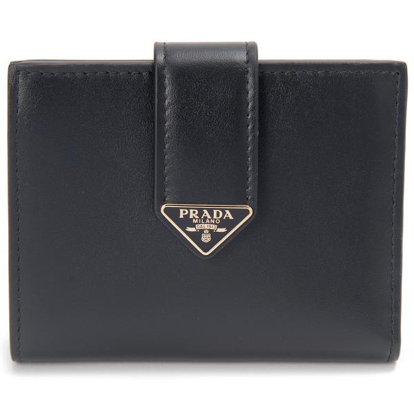 【すぐお届け】PRADA プラダ ２つ折り コンパクト 財布 1MV204 すぐお届け】PRADA プラダ 2つ折り コンパクト 財布 1MV204