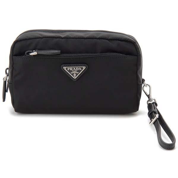 PRADA プラダ ポーチ 1NE393 067 F0002 ナイロン ブラック 黒