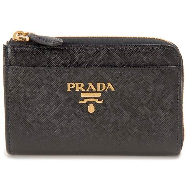 PRADA プラダ キーケース コインケース ブラック 黒 1PP122 QWA