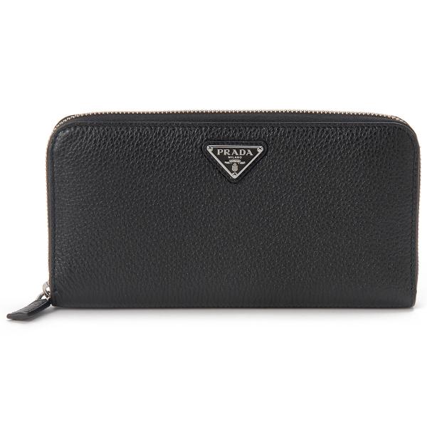 PRADA プラダ 長財布 メンズ ブラック 2ML317 2E54 F0002 ZIP