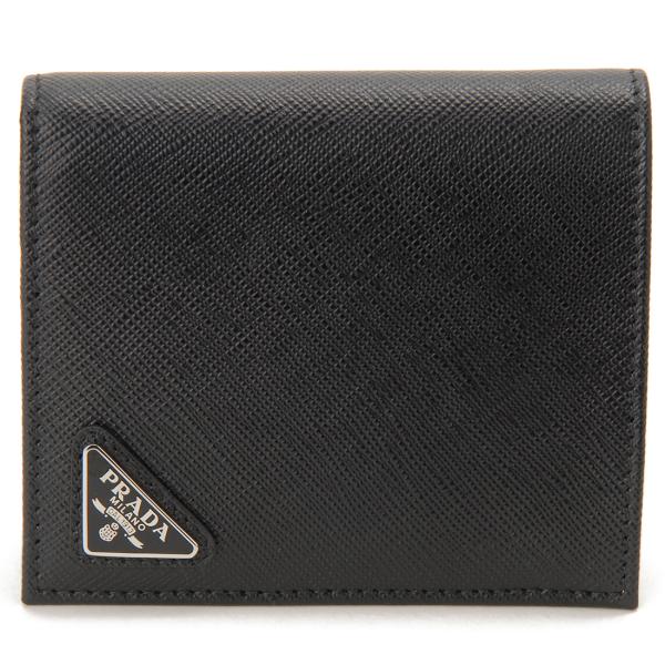 【美品】PRADA プラダ*NOIR*引越し断捨離中‼︎値下げOK PRADA 【並行輸入品】 プラダ/PRADA 財布 メンズ 型押しカーフ