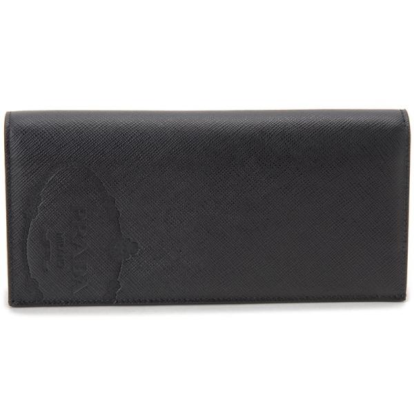 【新品未使用】プラダ 2MV836 サフィアーノ NERO 黒 メンズ 長財布 PRADA（プラダ） 長財布 2MV836 2MB8 F0002 サフィアーノ NERO