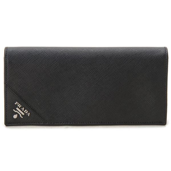 PRADA　プラダ　二つ折り長財布　2MV836 QME F0002 黒 PRADA プラダ 長財布 2MV836-QME-F0002 サフィアーノ ブラック