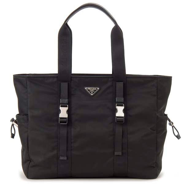 PRADA プラダ トートバッグ メンズ ブラック 黒 2VG042 973 PRADA プラダ トートバッグ メンズ ブラック 黒 2VG042 973