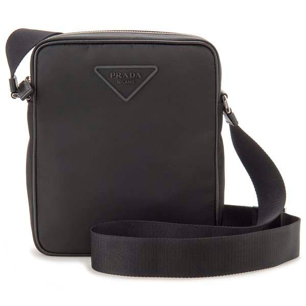 PRADA プラダ ショルダーバッグ メンズ ブラック 黒 2VH112 074 PRADA プラダ ショルダーバッグ メンズ ブラック 黒 2VH112 074