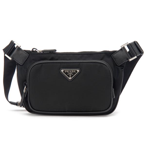 PRADA プラダ ショルダーバッグ メンズ ブラック 2VH1282DMHF0002OOM RE-NYLON SHOULDER PRADA（プラダ） ショルダーバッグ メンズ ブラック