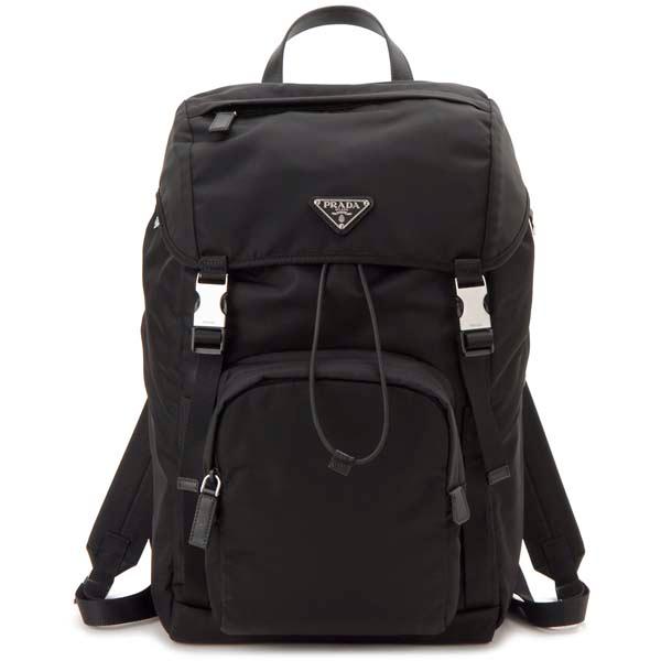 PRADA プラダ リュック バックパック メンズ ブラック 黒 2VZ135