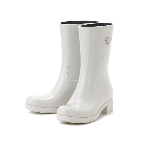 プラダ ラバーブーツ Prada Rubber Logo Pull-On Rain Booties size 36 | eBay