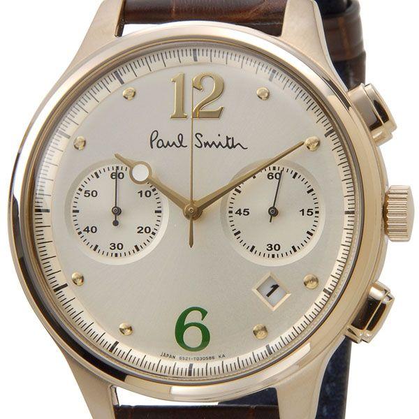 Paul Smith ポールスミス 時計 BX2-060-90 シティ クラシック ツー カウンター クロノグラフ メンズ 腕時計 信頼の日本製  ブティックモデル