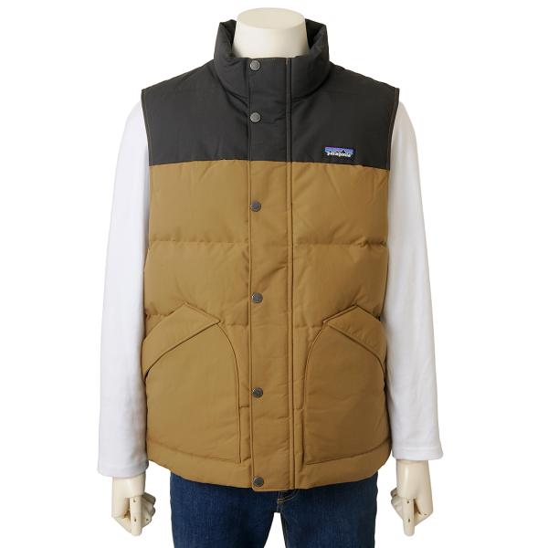ほぼ未使用品　Patagonia ダウンベスト ベージュ/ブラウン ほぼ未使用品 Patagonia ダウンベスト ベージュ/ブラウン - メルカリ