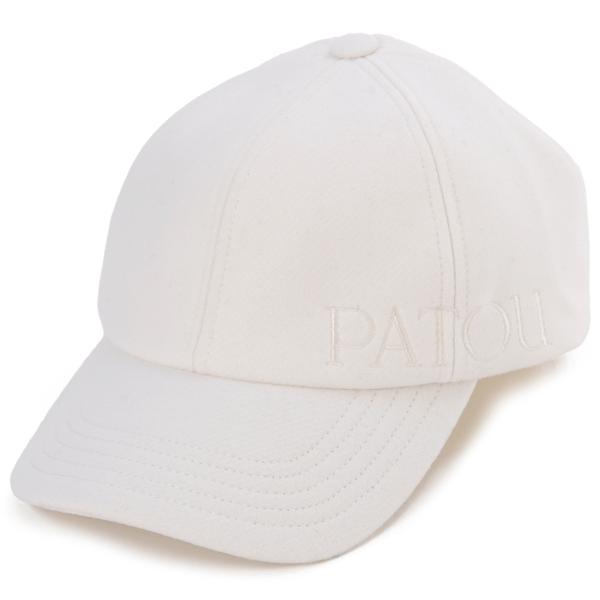 早割航空券 PATOU パトゥ キャップ レディース メンズ ホワイト 帽子