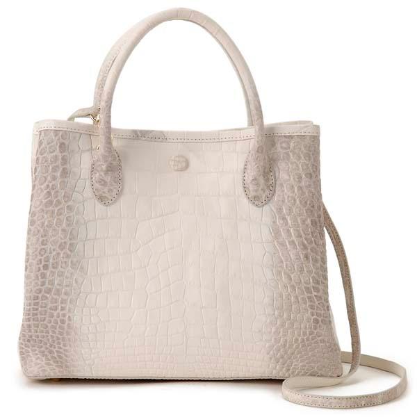 RODANIA ロダニア ヒマラヤ染 クロコダイル ハンドバッグ