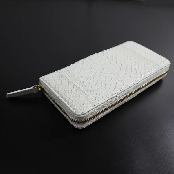 RODANIA（ロダニア） タイムセール ダイヤモンドパイソン 長財布 白蛇