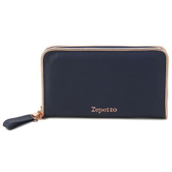 新品】repetto ラウンドファスナー 長財布