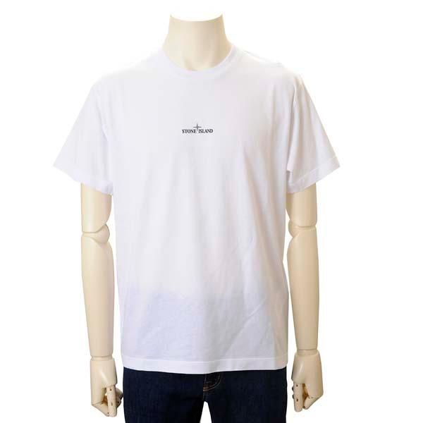 ストーンアイランド　薄手シャツ　ホワイト　白シャツ　国内正規品　海外サイズM STONE ISLAND（ストーン アイランド） Tシャツ メンズ ホワイト