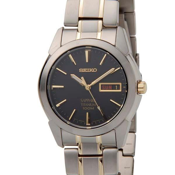 ◎新品電池【SEIKO】クォーツ SAPPHIRE TITANIUM 100M