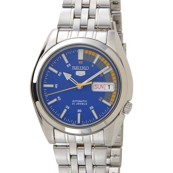 稼動　自動巻き　 腕時計　SEIKO セイコー 5 　ファイブ　メンズ　C81 Seiko 5 セイコー5 セイコーファイブ メンズ 時計 SNK371K1 ブルー