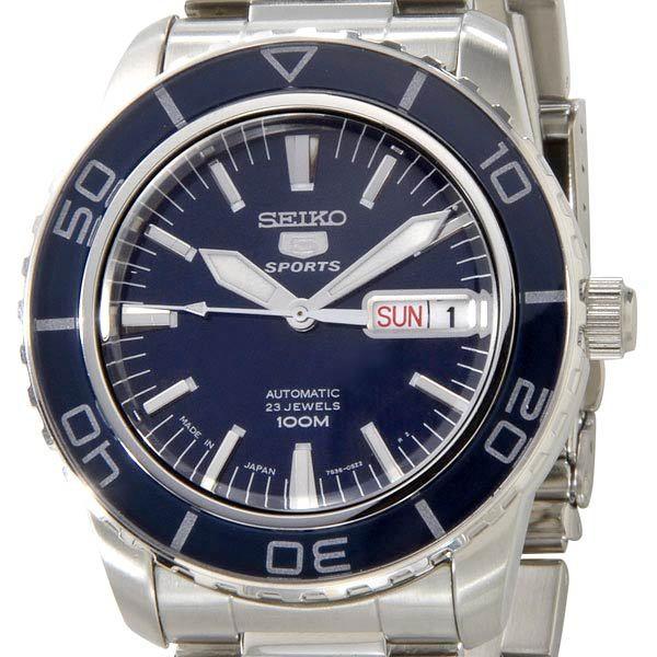セイコー SEIKO メンズ腕時計 SNZH53J1 ブルー×シルバー カード決済可