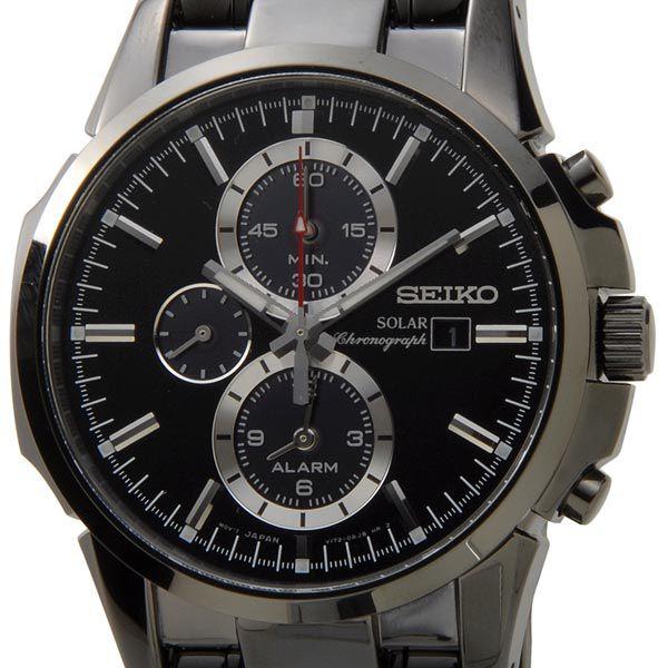 SEIKO ジウジアーロ　時計　クロノグラフ　ブラック セイコー新作】ジウジアーロデザインの名作が数量限定で復刻