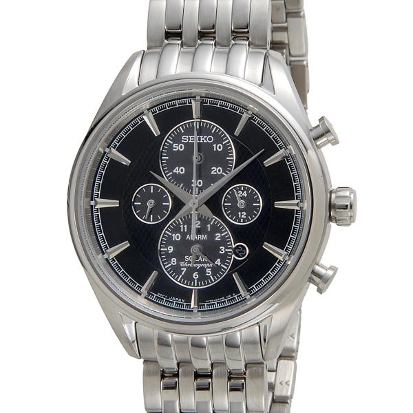 ぽ*ち様 SEIKO Perpetual Solar アラームクロノグラフ 腕時 Seiko 5 セイコー SEIKO メンズ SSC211P1 アラーム クロノグラフ