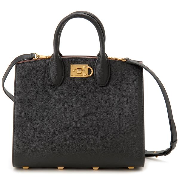 Ferragamo★ショルダー・トートバッグ_21 0398 NERO 0740941 Ferragamo☆ショルダー・トートバッグ_21 0398 NERO 0740941