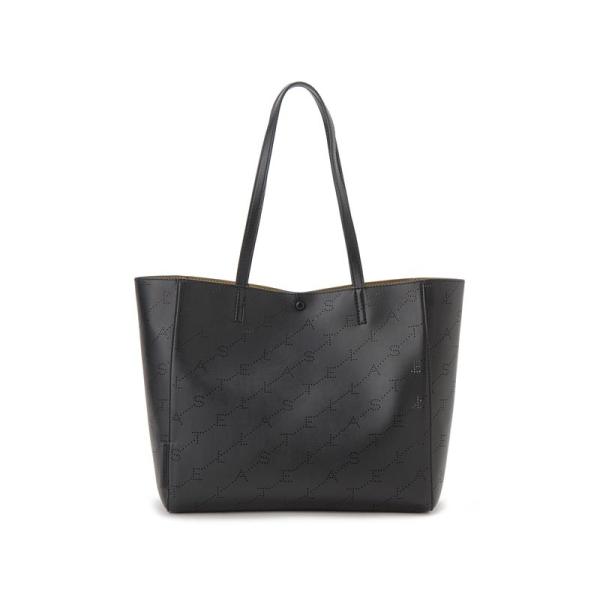 ステラマッカートニー　ブランド　ブラック　トートバッグ　スエード　レディース Stella Logo Tote Bag / ステラ ロゴ トートバッグ（トート