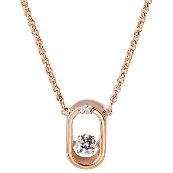 スワロフスキー Swarovski ネックレス レディース ローズゴールド 