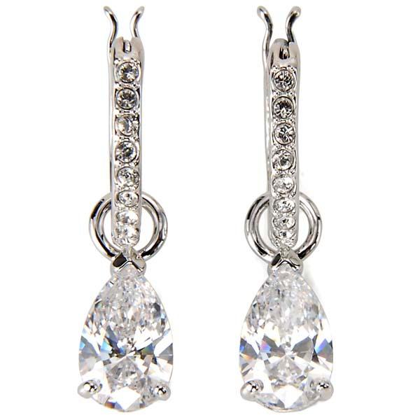 【美品】SWAROVSKI スワロフスキー ピアス シルバー 5563119 SWAROVSKI スワロフスキー ピアス レディース シルバー 5563119