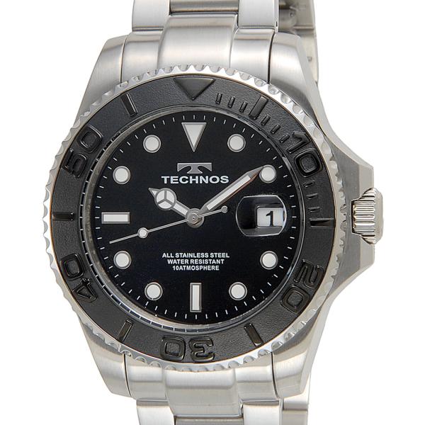 TECHNOS（テクノス） T9C29SB 100周年記念モデル ブラック×シルバー