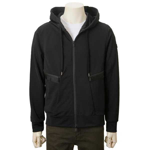 TATRAS 【タトラス】ブラック ジャケットジップアップパーカー春秋